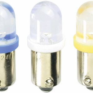 Barthelme 59092426 Lampka sygnalizacyjna LED ciepły biały BA9S 24 V/DC, 24 V/AC Barthelme 59092426 Lampka sygnalizacyjna LED ciepły biały BA9S 24 V/DC, 24 V/AC