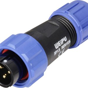 Złącze IP68 serii SP13 Weipu SP1310 / P 3 I, 1 szt. Złącze IP68 serii SP13 Weipu SP1310 / P 3 I, 1 szt.