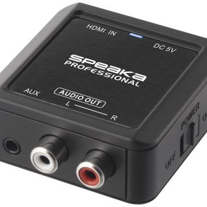konwerter HDMI, RCA/Cinch SpeaKa Professional SP-10094284, [1x złącze żeńskie HDMI – 1x złącze żeńskie RCA/cinch, złącze konwerter HDMI, RCA/Cinch SpeaKa Professional SP-10094284, [1x złącze żeńskie HDMI – 1x złącze żeńskie RCA/cinch, złącze