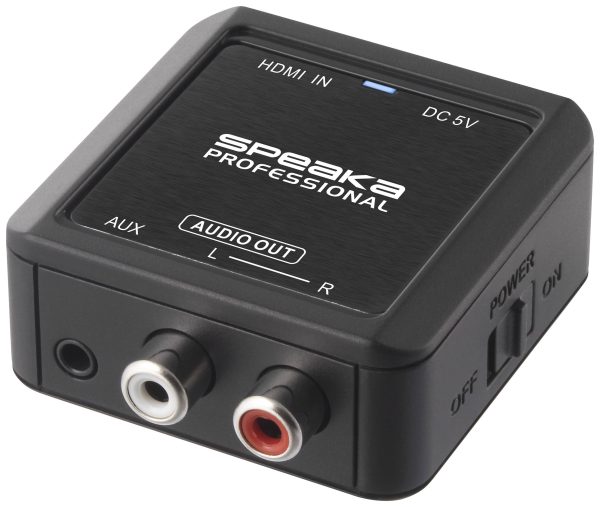konwerter HDMI, RCA/Cinch SpeaKa Professional SP-10094284, [1x złącze żeńskie HDMI – 1x złącze żeńskie RCA/cinch, złącze