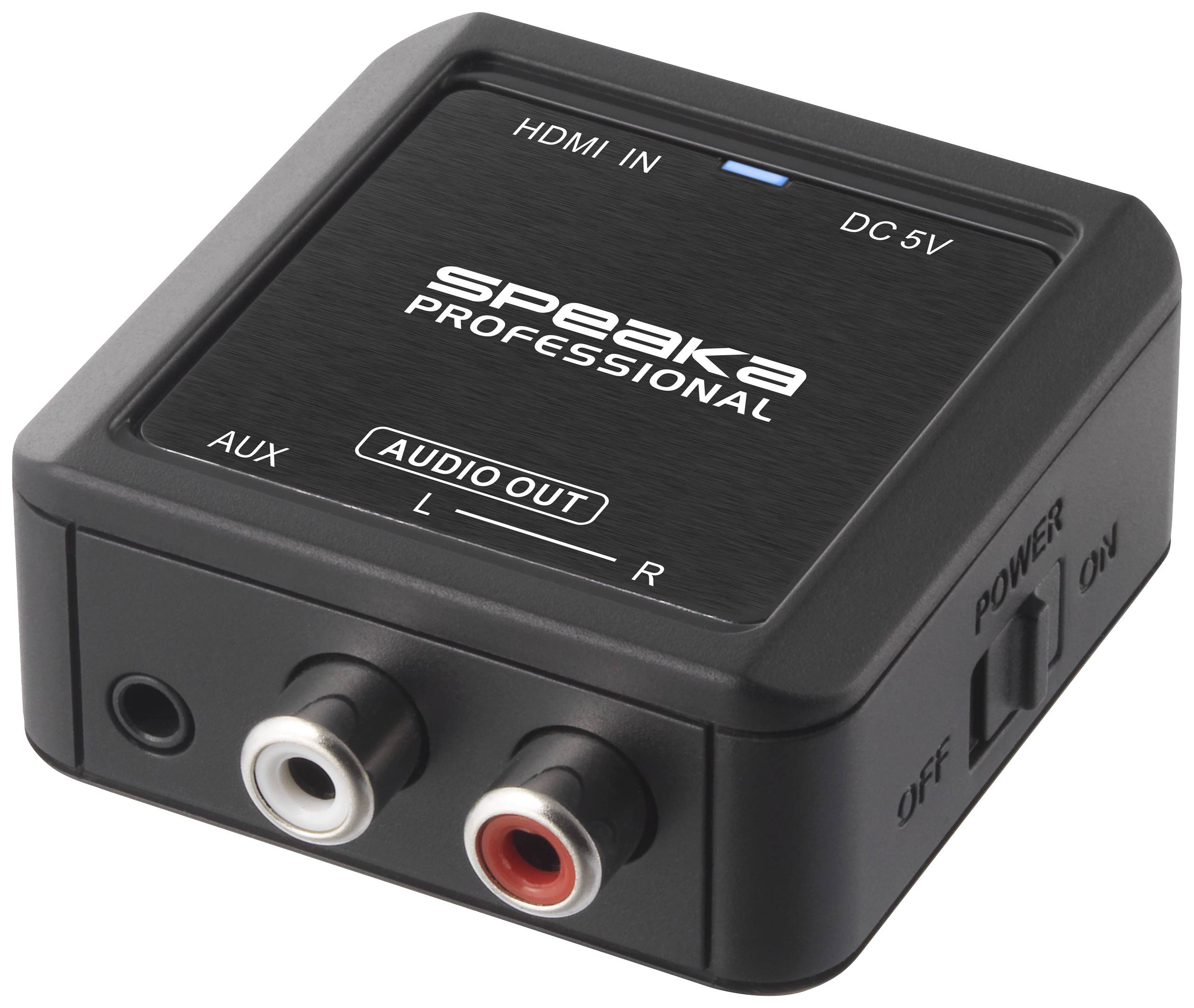 konwerter HDMI, RCA/Cinch SpeaKa Professional SP-10094284, [1x złącze żeńskie HDMI - 1x złącze żeńskie RCA/cinch, złącze - obrazek 1