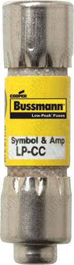 Bussmann by Eaton LP-CC-6 LP-CC-6 Bezpiecznik z opóźnieniem czasowym (Ø x D) 10.3 mm x 38.1 mm 6 A 600 V/AC wolny -T- Za