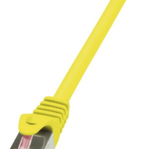 kabel LAN LogiLink CQ2027S, 1 szt., RJ45, CAT 6, S/FTP, 0.50 m, żółty kabel LAN LogiLink CQ2027S, 1 szt., RJ45, CAT 6, S/FTP, 0.50 m, żółty