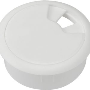 TRU COMPONENTS 530045 Przepust kablowy do płyt roboczych ABS biały 1 szt. TRU COMPONENTS 530045 Przepust kablowy do płyt roboczych ABS biały 1 szt.