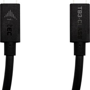 i-tec USB-C Kabel Thunderbolt™ 3 Złącze męskie USB-C® 1.50 m czarny TB3CBL150CM i-tec USB-C Kabel Thunderbolt™ 3 Złącze męskie USB-C® 1.50 m czarny TB3CBL150CM