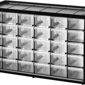 produkt uniwersalny STANLEY 1-93-980 Skrzynka (D x S x W) 36.5 x 15.5 x 22.5 cm Ilość przegród: 30 Opis 1 szt.