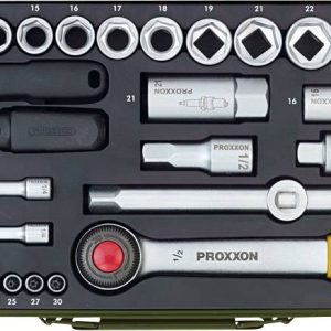Zestaw kluczy nasadowych Proxxon Industrial 23040 1/4″ (6,3 mm), 1/2″ (12.5 mm) Zestaw kluczy nasadowych Proxxon Industrial 23040 1/4″ (6,3 mm), 1/2″ (12.5 mm)