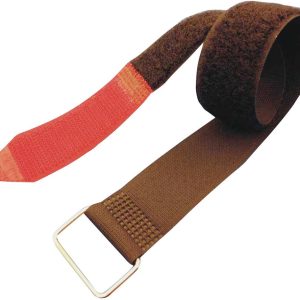 FASTECH® F101-38-600M Taśma rzepowa z paskiem element z pętelkami i haczykami (D x S) 600 mm x 38 mm czarny, czerwony 1