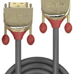 Kabel DVI LINDY LINDY 10m DVI-D Dual Link Kabel Gold 36206, DVI 24+1pin do DVI 24+1pin., 10.00 m Kabel DVI LINDY LINDY 10m DVI-D Dual Link Kabel Gold 36206, DVI 24+1pin do DVI 24+1pin., 10.00 m