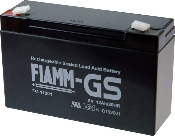 Akumulator ołowiowy Fiamm PB-6-12 FG11201, AGM, 6 V, 12 Ah
