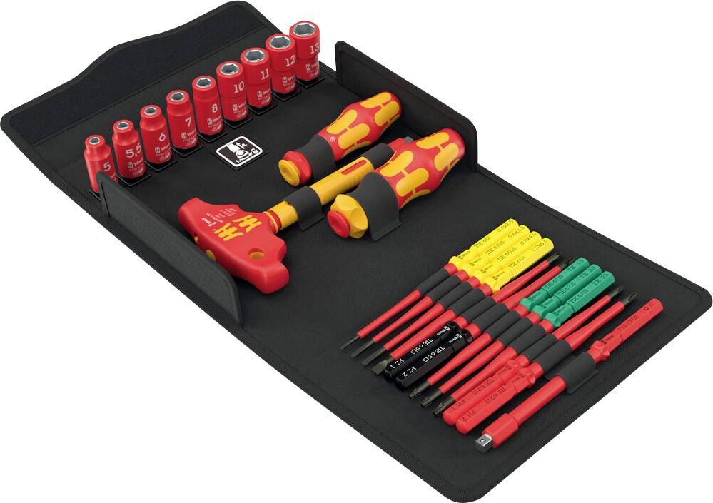 Zestaw wymiennych końcówek wkrętaka Wera Kraftform Kompakt VDE 24 Allrounder Set 1 05006632001 - obrazek 1