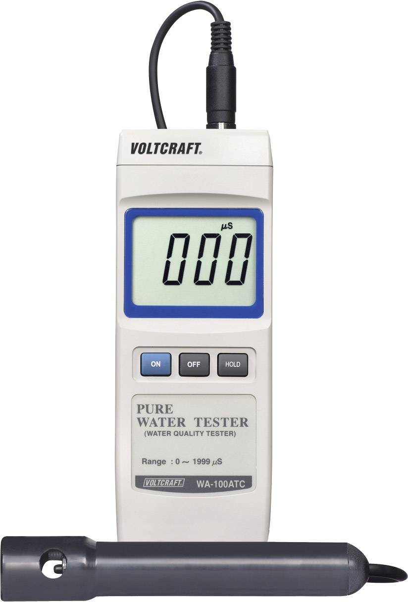 Konduktometr VOLTCRAFT WA-100 ATC 3 % 0 - 1999 µS - obrazek 1