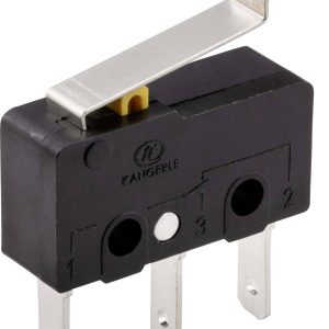 TRU COMPONENTS TC-9122124 Mikroprzełącznik, 1 zestyk przełączny, 1 x wł/(wł), 250 V/AC, 5 A, 1 szt. TRU COMPONENTS TC-9122124 Mikroprzełącznik, 1 zestyk przełączny, 1 x wł/(wł), 250 V/AC, 5 A, 1 szt.