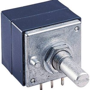 Potencjometr audio wysokiej jakości Alps RK27112 100KBX2CC, 100 kOhm, 0,05 W, +20 %, ste Potencjometr audio wysokiej jakości Alps RK27112 100KBX2CC, 100 kOhm, 0,05 W, +20 %, ste