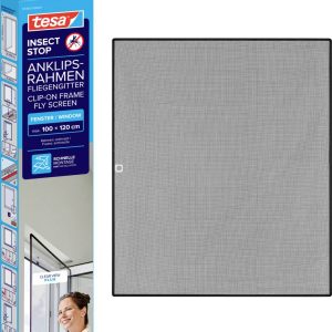 tesa INSECT STOP CLIP-ON 55360-00000-00 Moskitiera (S x W) 1 m x 1.2 m antracytowy 1 szt. tesa INSECT STOP CLIP-ON 55360-00000-00 Moskitiera (S x W) 1 m x 1.2 m antracytowy 1 szt.