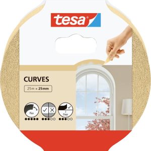 Taśma maskująca tesa 56533-00001-02 KURVEN (D x S) 25 m x 25 mm 25 m 1 szt. Taśma maskująca tesa 56533-00001-02 KURVEN (D x S) 25 m x 25 mm 25 m 1 szt.