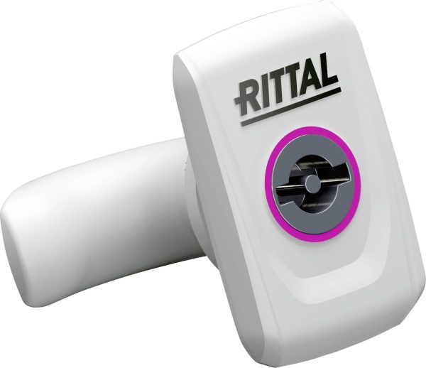 Rittal 2420010 Zatrzask SZ do AX, plastikowy, z wkładką dwupiórkową Closure 1 szt.