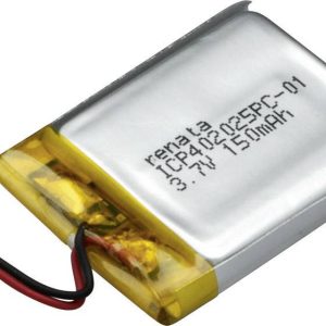 Akumulator specjalny Renata 100644, LiPo, 155 mAh, 3.7 V, 1 szt. Akumulator specjalny Renata 100644, LiPo, 155 mAh, 3.7 V, 1 szt.