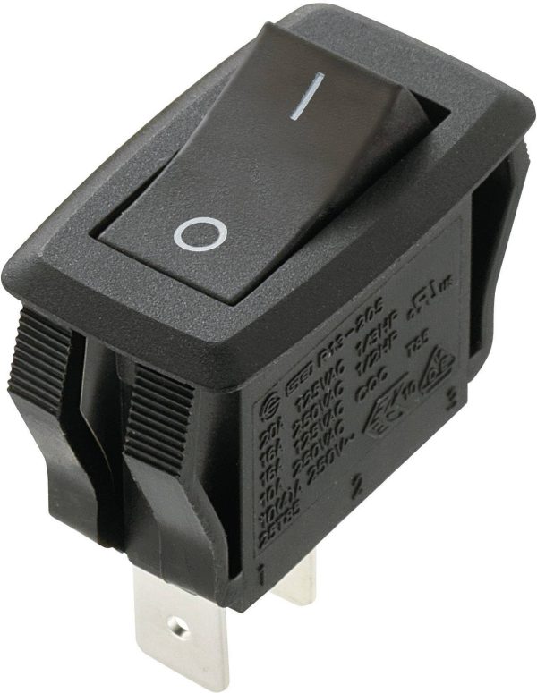 TRU COMPONENTS 1588067 Przełącznik kołyskowy TC-R13-205A3-01 250 V/AC 16 A 1 x wył/wł zatrzask 1 szt.