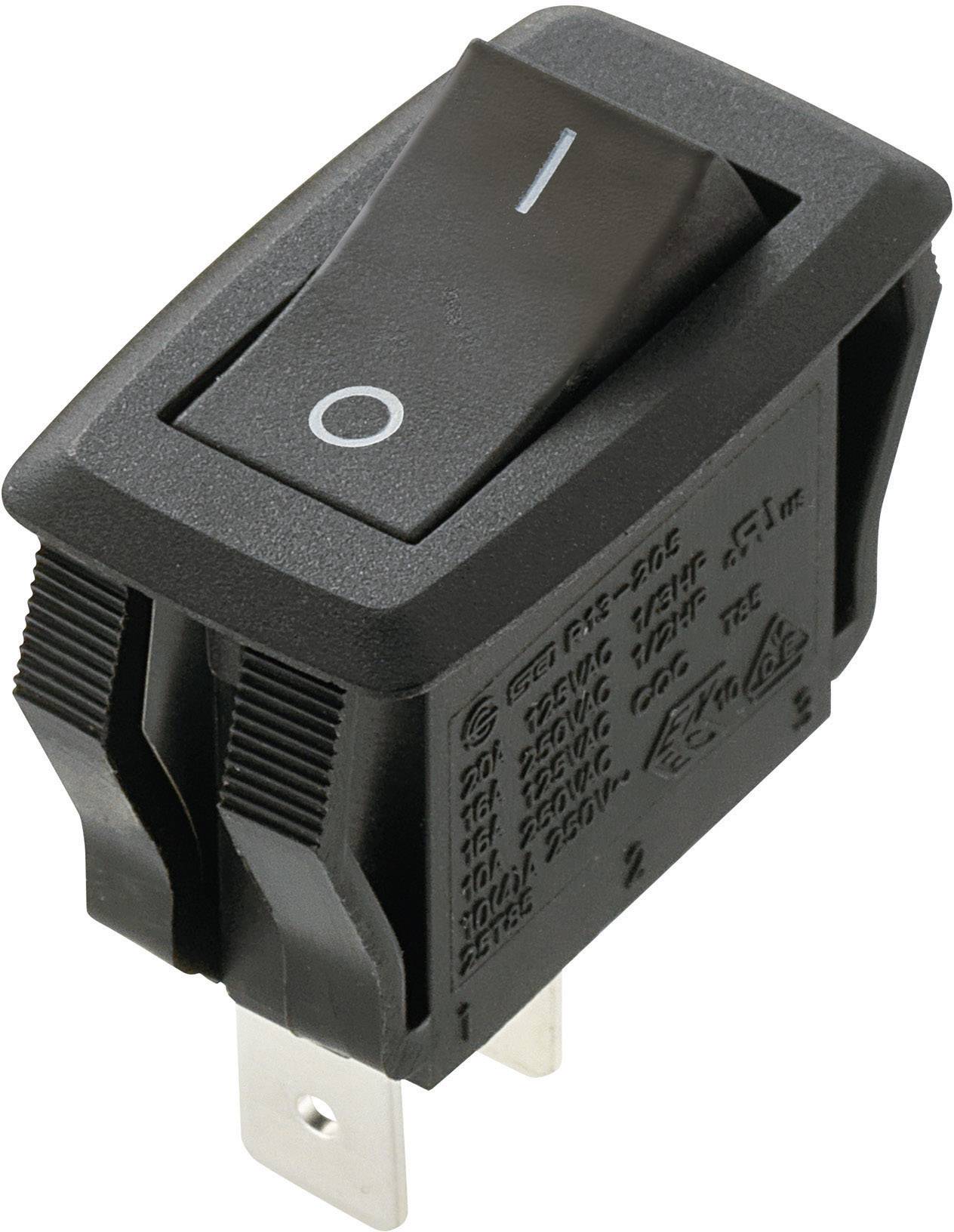 TRU COMPONENTS 1588067 Przełącznik kołyskowy TC-R13-205A3-01 250 V/AC 16 A 1 x wył/wł zatrzask 1 szt. - obrazek 1