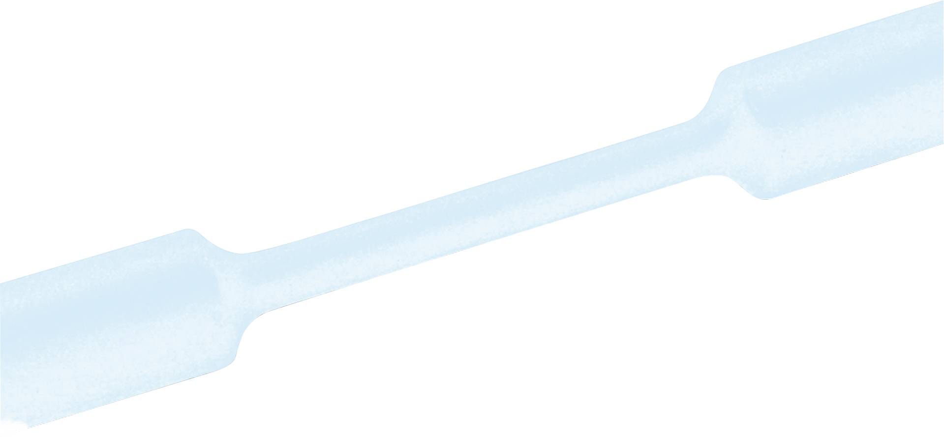 HellermannTyton 333-31203 Rurka termokurczliwa bez kleju TF34-12/4-PO-X-CL, 3:1, od 12 mm do 4 mm, 1 m - obrazek 1