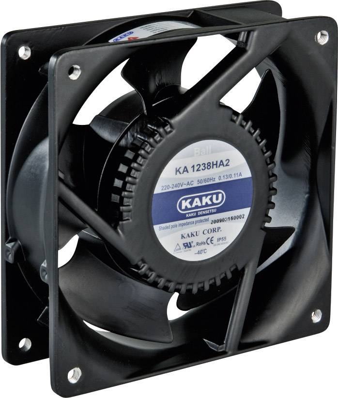 Wentylator osiowy SEPA KA1238XA2BMT, 230 V/AC, 178 m³/h, (D x S x W) 120 x 120 x 38 mm - obrazek 1