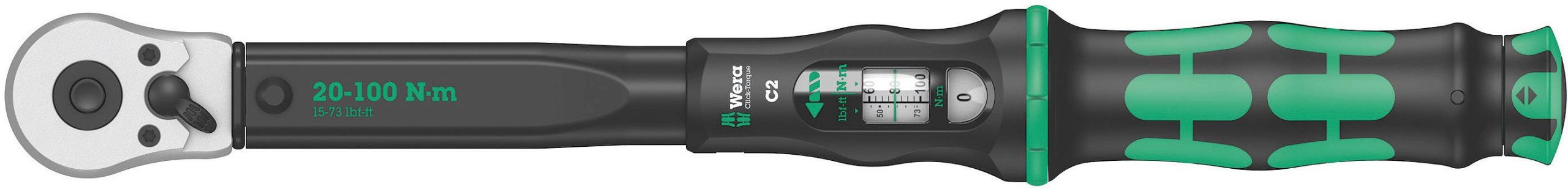 Wera Click-Torque C 2 05075621001 Klucz dynamometryczny z grzechotką 1/2" (12.5 mm) 20 - 100 Nm - obrazek 1