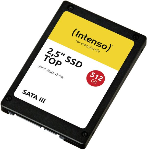 Dysk SSD wewnętrzny, 2,5” (6,35 cm) 512 GB Intenso Top Performance SATA 6 Gb/s Produkt nowy