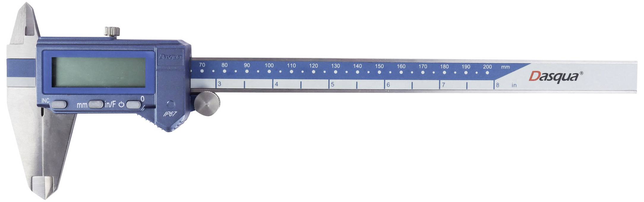 Dasqua 2015-2410 Suwmiarka cyfrowa Maksymalny zakres pomiarowy: 200 mm stal nierdzewna 1 szt. - obrazek 1