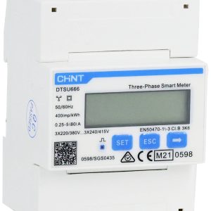 Chint G DTSU666-CT 3×230/400V 1.5(6)A RS485MID 319670 Licznik prądu trójfazowy cyfrowy Zezwolenie MID: tak 1 szt. Chint G DTSU666-CT 3×230/400V 1.5(6)A RS485MID 319670 Licznik prądu trójfazowy cyfrowy Zezwolenie MID: tak 1 szt.
