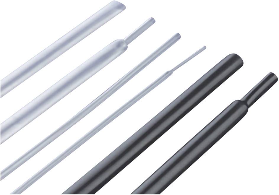 Hongshang 10262 Rurka termokurczliwa bez kleju przeźroczysty 9.50 mm 4.80 mm Współczynnik skurczu:2:1 Produkty w metrach - obrazek 1