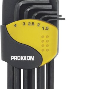 Proxxon Micromot wewnętrzny sześciokąt Zestaw kluczy trzpieniowych 1.5 mm, 2 mm, 2.5 mm, 3 mm, 4 mm, 5 mm, 6 mm, 8 mm, 1 Proxxon Micromot wewnętrzny sześciokąt Zestaw kluczy trzpieniowych 1.5 mm, 2 mm, 2.5 mm, 3 mm, 4 mm, 5 mm, 6 mm, 8 mm, 1
