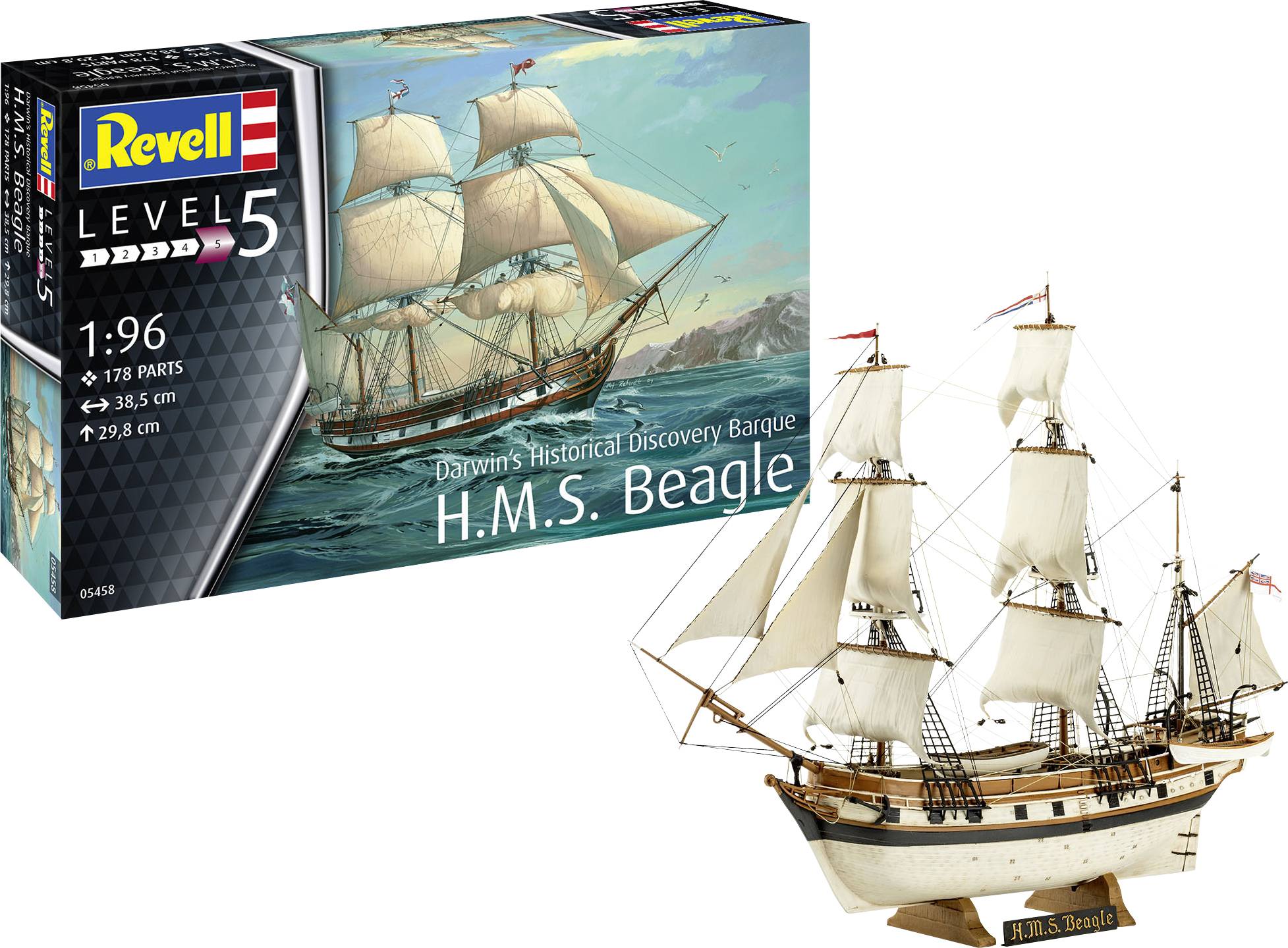 Modelu statku do sklejania Revell Darwin