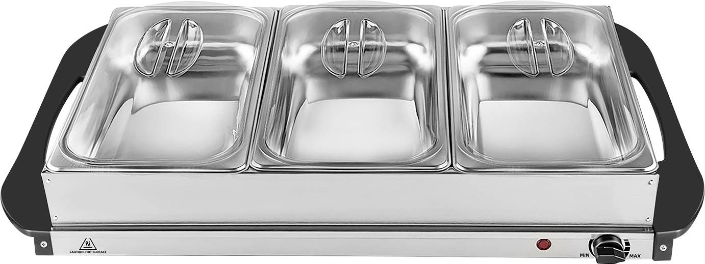 Silva Homeline SH 4.1 425009 Podgrzewacz bufetowy stali szlachetnej, czarny - obrazek 1