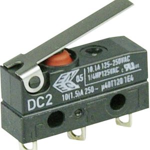Mikroprzełącznik DC2C-A1LB 250 V/AC 10 A 1 x wł/(wł) ZF IP67 chwilowy 1 szt. Mikroprzełącznik DC2C-A1LB 250 V/AC 10 A 1 x wł/(wł) ZF IP67 chwilowy 1 szt.