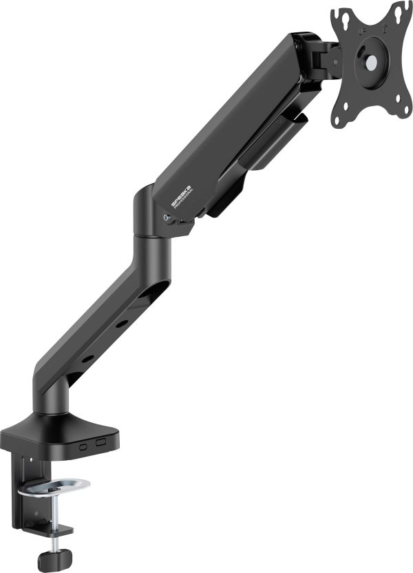 SpeaKa Professional Uchwyt do monitora, stołowy SP-MM-1030 1 Wyświetlacz 43,2 cm (17″) – 101,6 cm (40″) czarny z regulow
