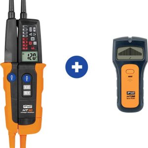 Zestaw próbnik napięcia i skaner ścienny HT Instruments HT10 + HT36 CAT IV 1000 V Zestaw próbnik napięcia i skaner ścienny HT Instruments HT10 + HT36 CAT IV 1000 V