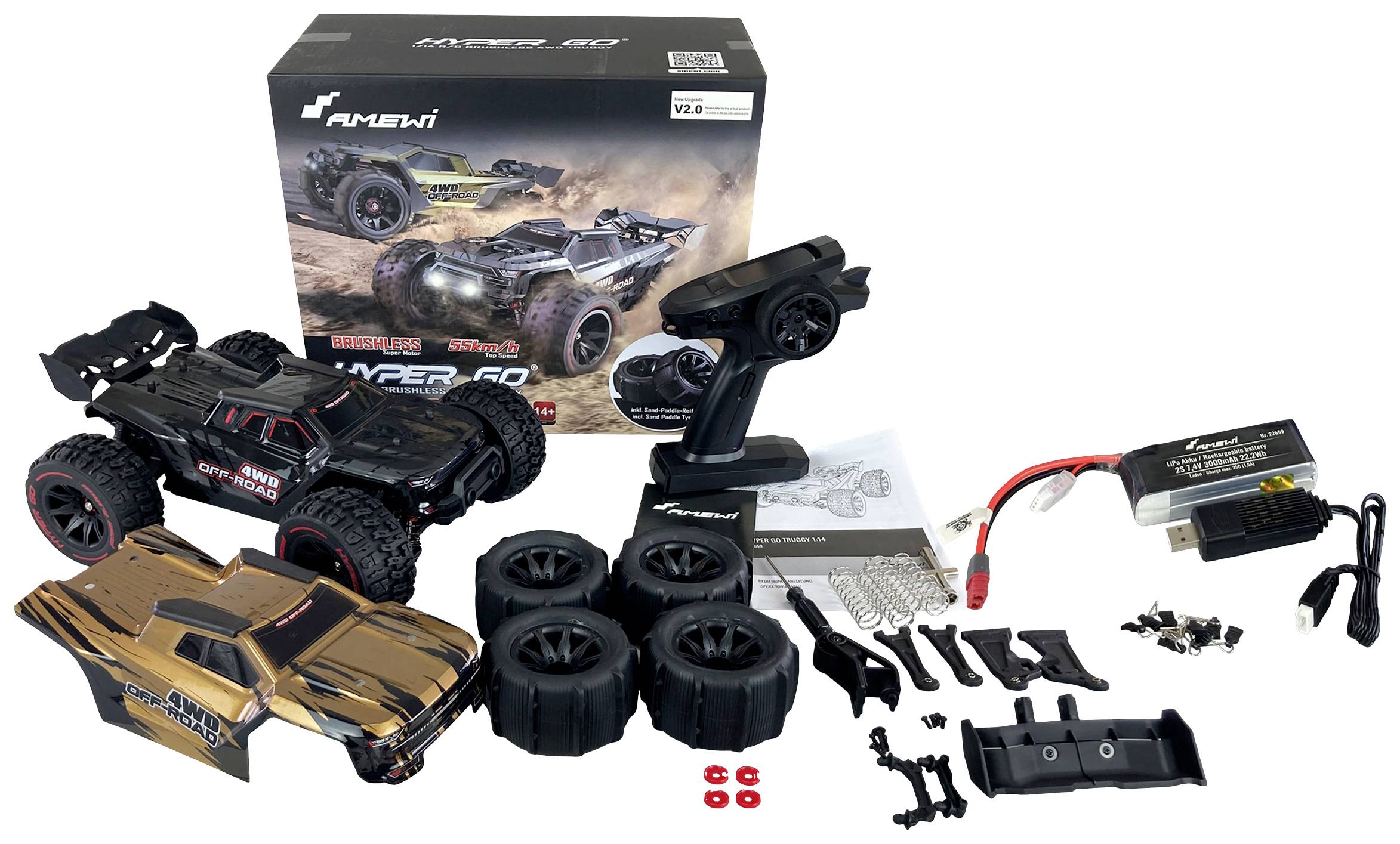 Model samochodu RC Amewi Hyper GO, 2,4 GHz - obrazek 1