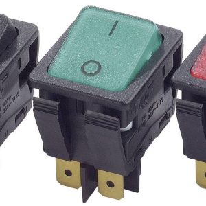 Przełącznik kołyskowy Arcolectric (Bulgin Ltd.) C6053ALNAH, 230 V/AC, 16 A, 2 x wył/wł, zatrzask, 1 szt. Przełącznik kołyskowy Arcolectric (Bulgin Ltd.) C6053ALNAH, 230 V/AC, 16 A, 2 x wył/wł, zatrzask, 1 szt.