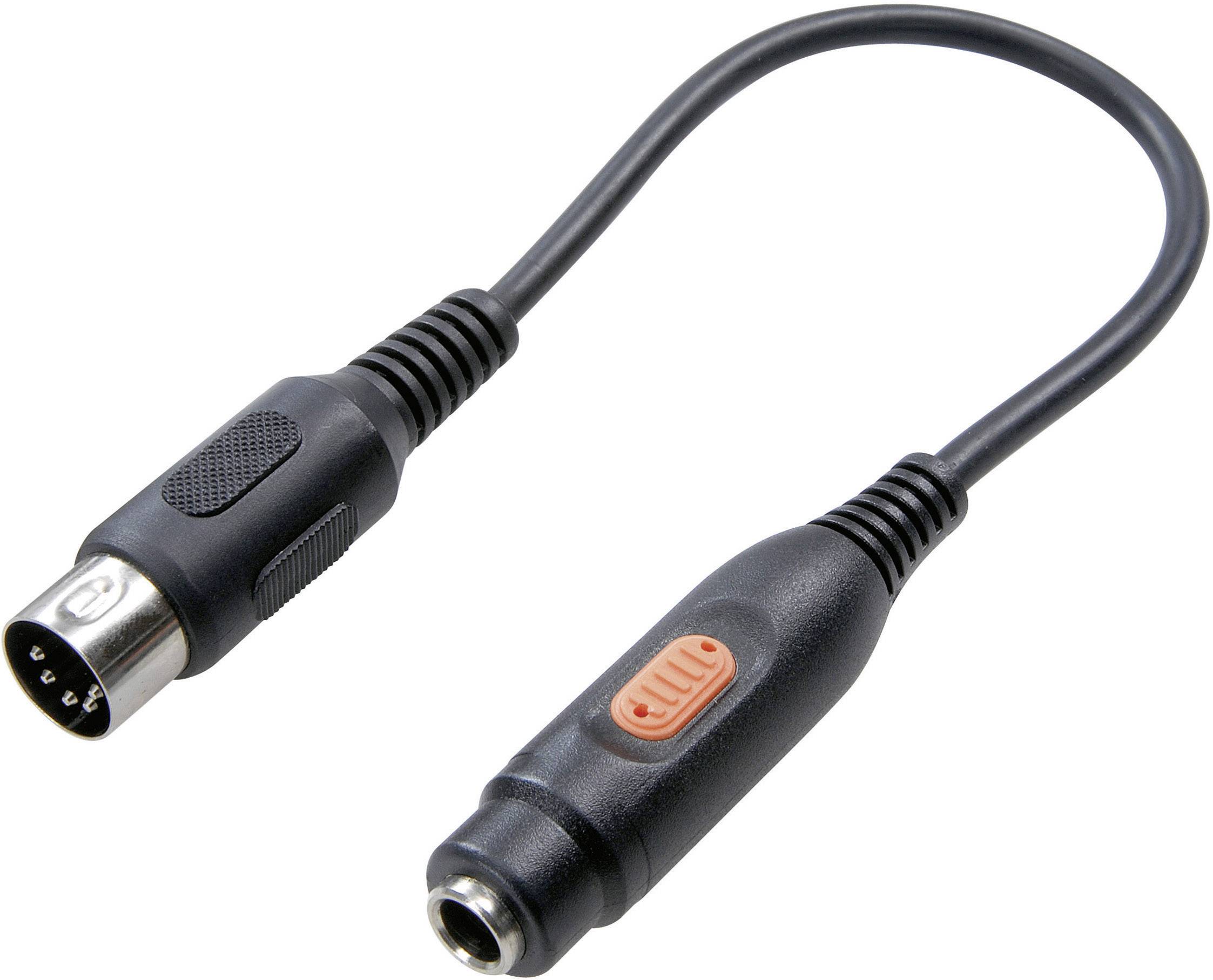 Audio adapter SpeaKa Professional SP-7870312, Złącze DIN, Jack, 20 cm - obrazek 1