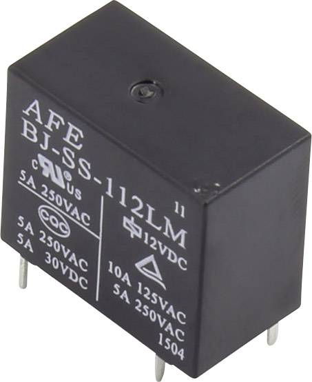 AFE 1405624 Przekaźnik SMT BJ-SS-112LM, monostabilny, 1 cewka, 30 V/DC, 250 V/AC, 10 A, 1 szt.