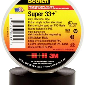 Taśma izolacyjna 3M Scotch® SUPER33+-19X20 (D x S) 20 m x 19 mm 20 m 1 szt. Taśma izolacyjna 3M Scotch® SUPER33+-19X20 (D x S) 20 m x 19 mm 20 m 1 szt.