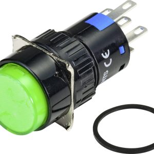 TRU COMPONENTS TC-9219056 Przycisk podświetlany , 16 mm, 250 V/AC, 3 A, 1 szt. TRU COMPONENTS TC-9219056 Przycisk podświetlany , 16 mm, 250 V/AC, 3 A, 1 szt.