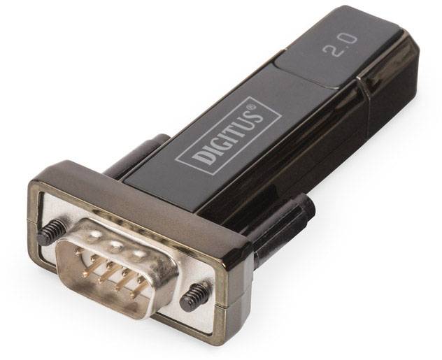 adapter USB 2.0, podłączenie szeregowe Digitus DA-70167 [1x złącze męskie USB-A 2.0 - 1x złącze męskie D-SUB 9-pin] - obrazek 1