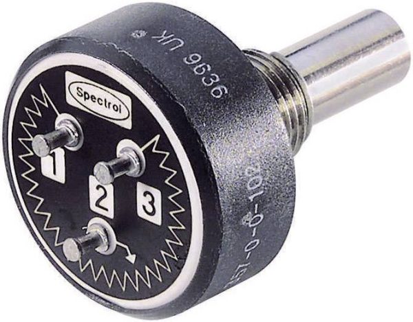 Potencjometr z tworzywa przewodzącego Vishay 357 5K, 1 W, 360°, liniowy, + 20 %