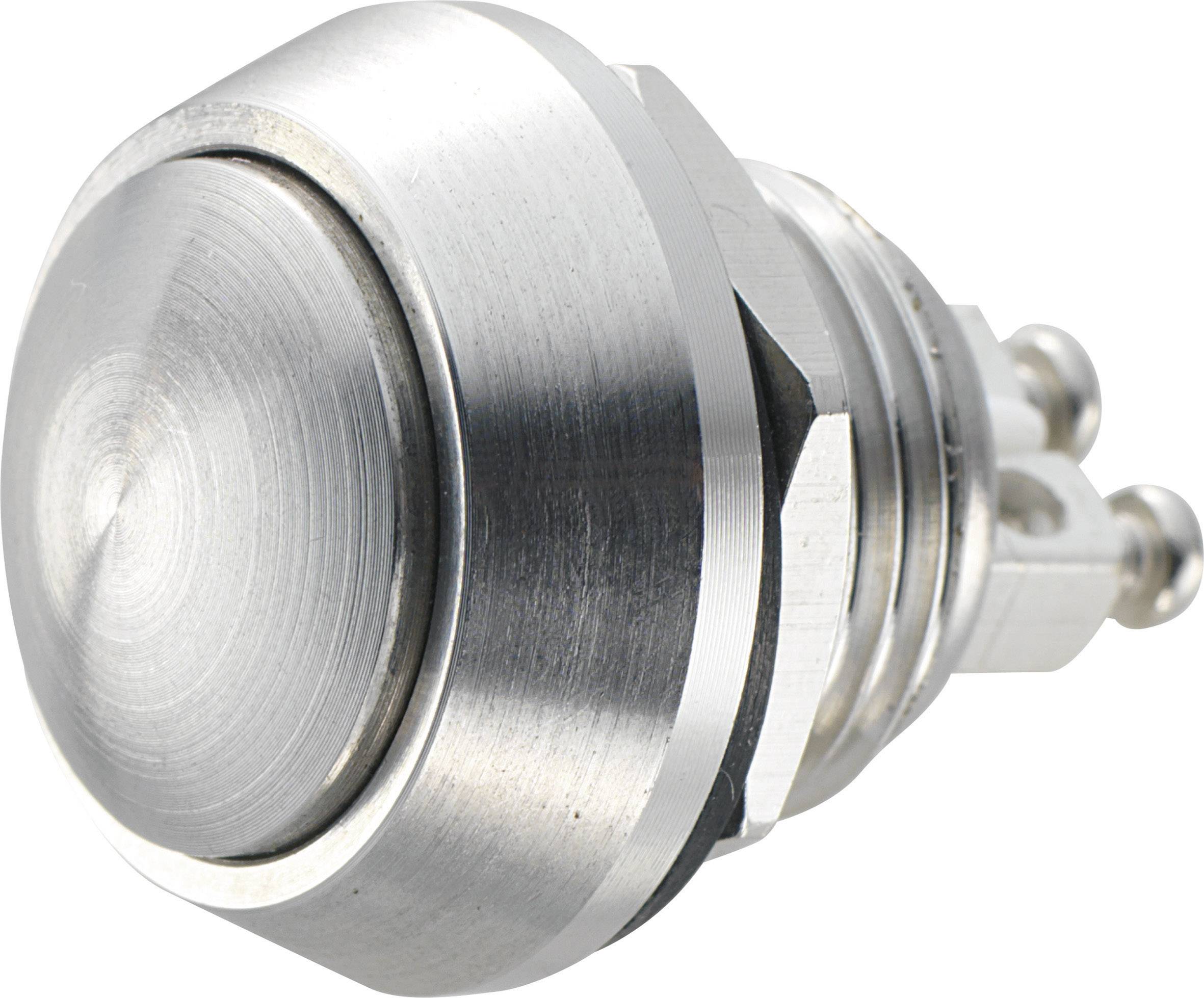 Przycisk wandaloodporny chwilowy TRU COMPONENTS GQ12B-S, 1 x wył/(wł), IP65, 1 szt. - obrazek 1