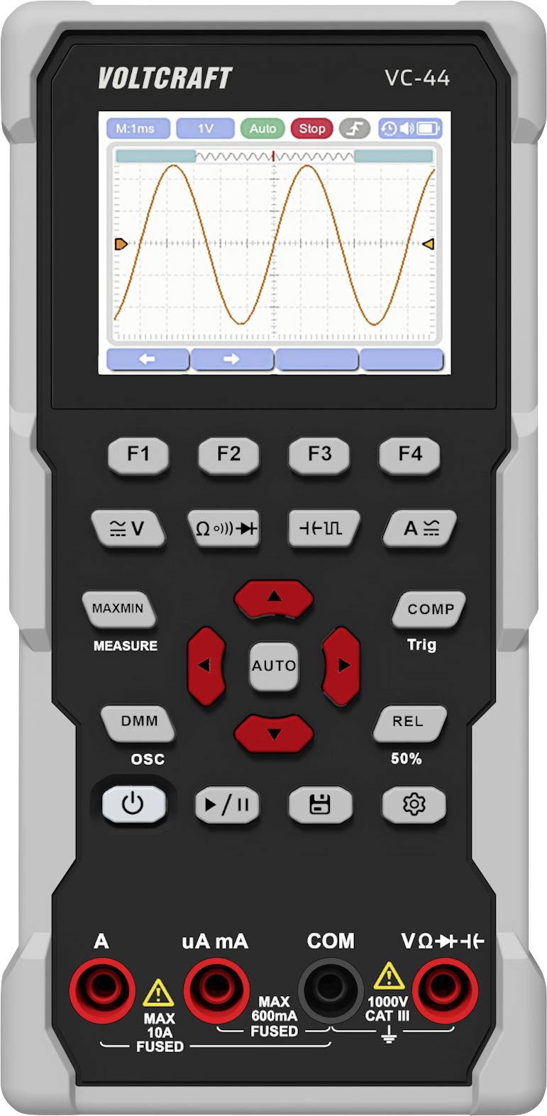 VOLTCRAFT VC-44 Multimetr cyfrowy CAT III 1000 V Wyświetlane liczby: 20000 - obrazek 1