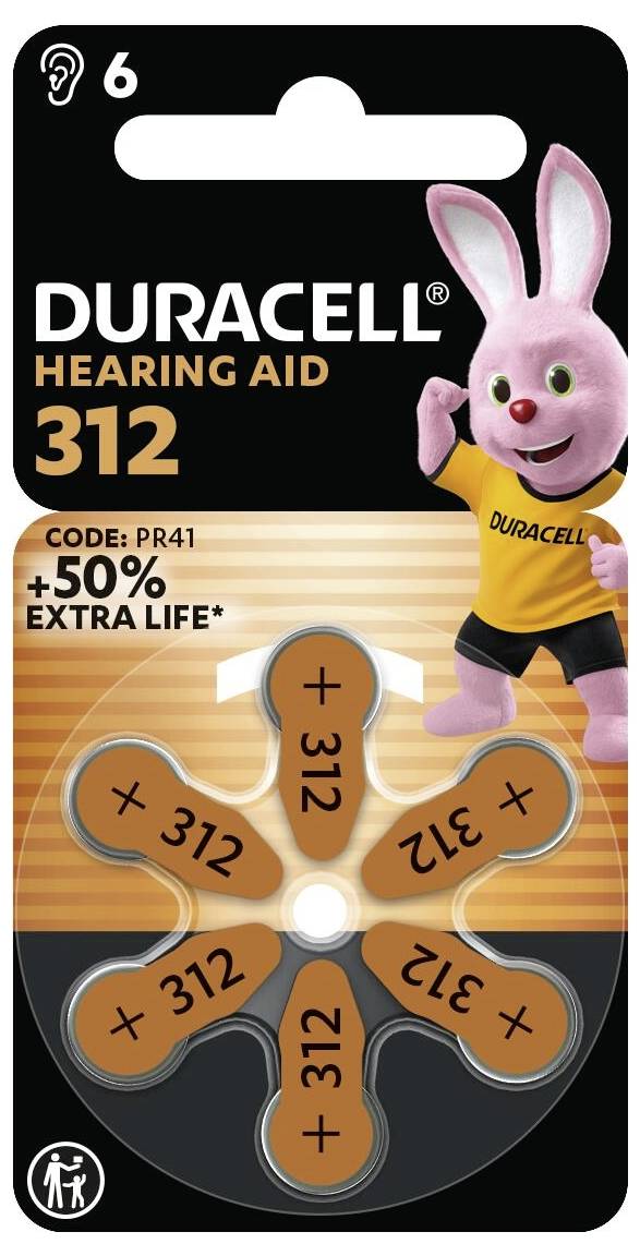 Bateria do aparatu słuchowego ZA 312 Duracell DURACELL – Batterie Hörgeraete EasyTab 312 PR41 NEU 6St. – Batterie – 1,45 Bateria do aparatu słuchowego ZA 312 Duracell DURACELL – Batterie Hörgeraete EasyTab 312 PR41 NEU 6St. – Batterie – 1,45