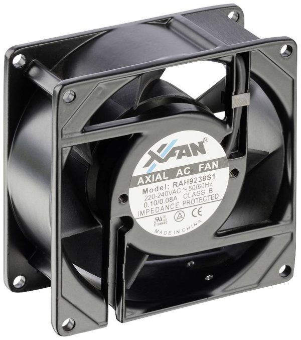 X-Fan RAH9238S1 Wentylator osiowy 230 V/AC 66 m³/h (D x S x W) 92 x 92 x 38 mm