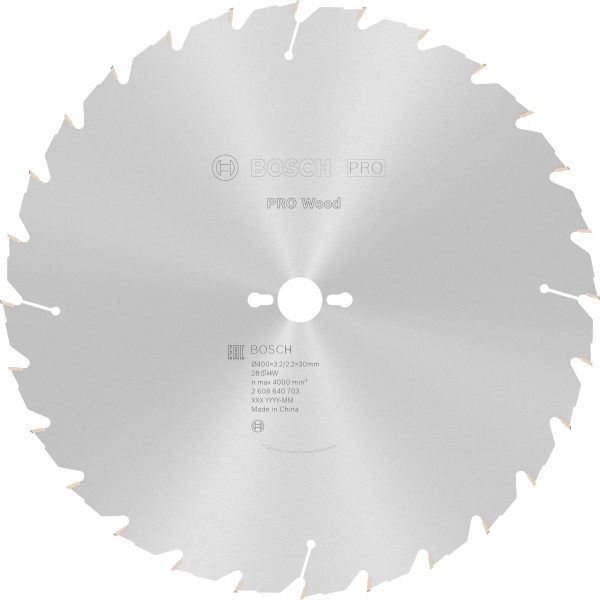 Tarcza tnąca z węglików spiekanych Bosch Accessories Construct Wood 400 x 30 x 3.2 mm 1 szt.
